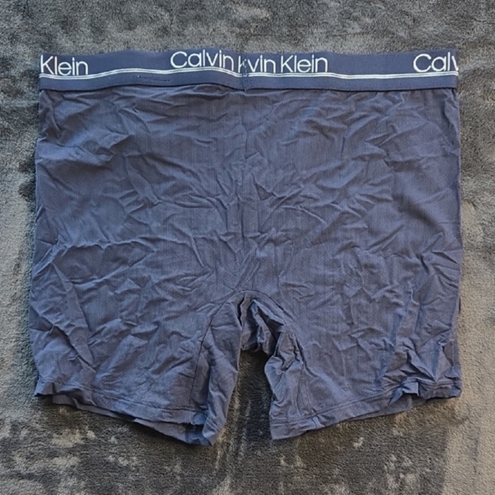 Calvin Klein Blue Boxer Briefs Premium Comfort - Picture 6 of 7